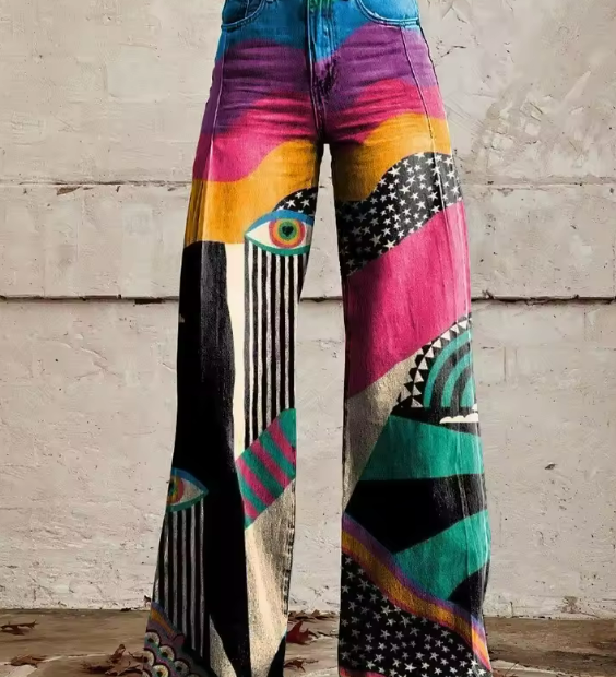 Talia® - Rozšířené Kalhoty Boho Chic