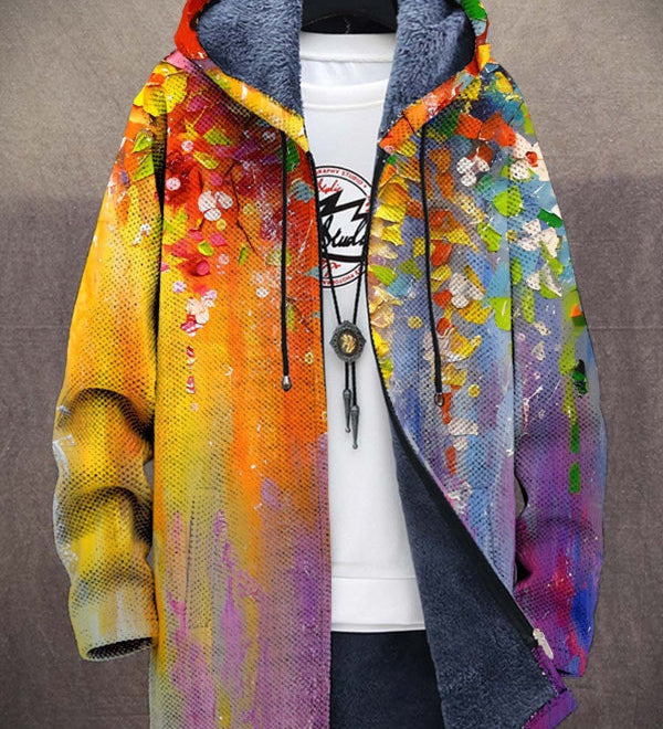 Jindalee™ - Luxusní umělecká inspirovaná mikina s kapucí na zip