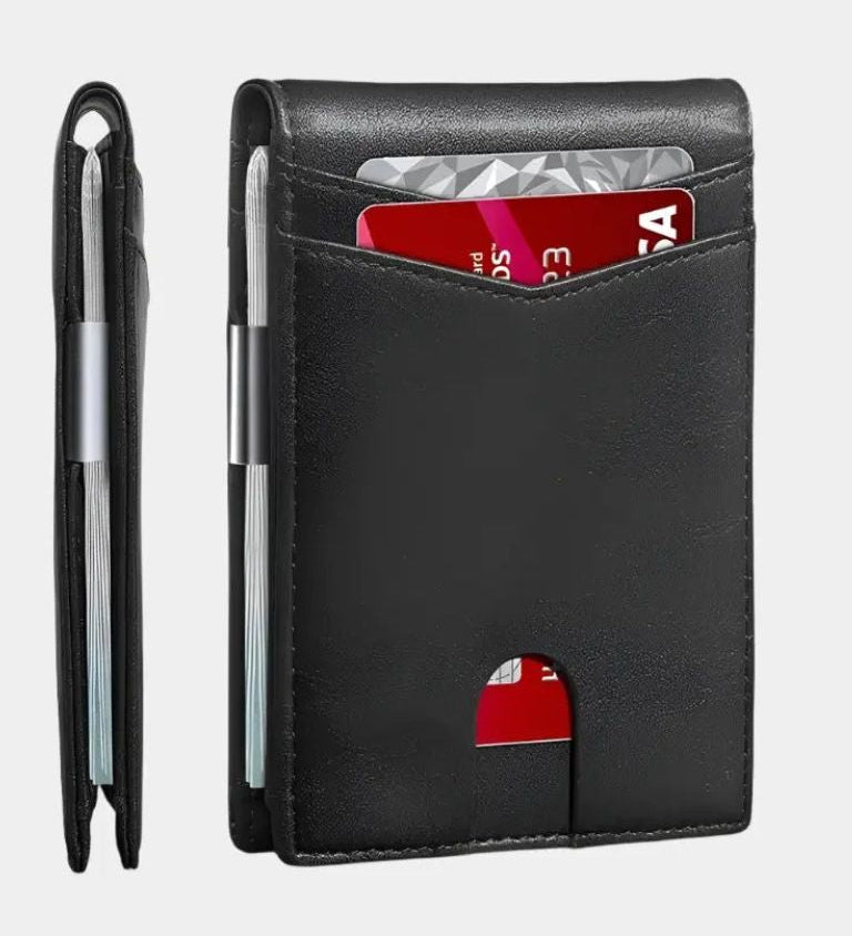 Viktorie® Minimalistická Antivandalismus Peněženka z Uhlíku